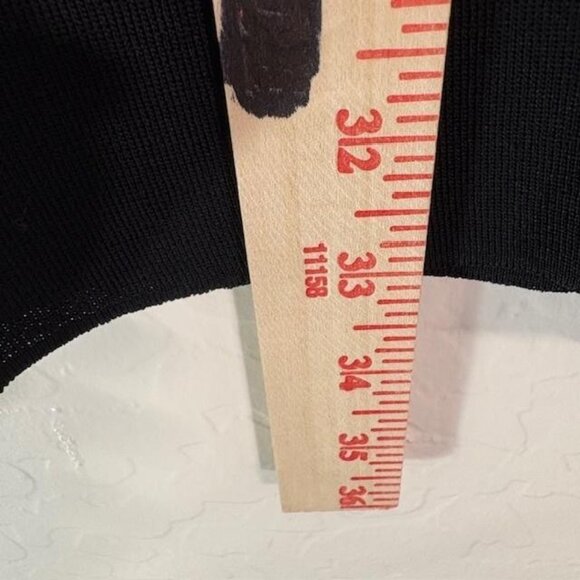 Misook Pants Womens Small Black Knit Pull On Elastic Waist Straight Leg Travel - Picture 6 of 7